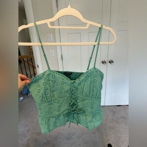 NWT Wild Fable Eyelet Crop Top